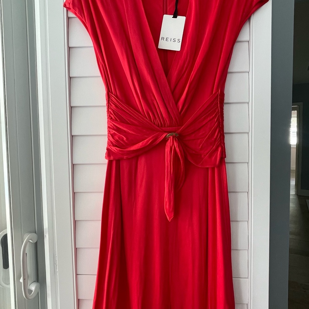 Reiss Vibrant Red Dress